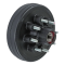 Lippert 12 x 2 Brake & Hub Assembly for 7k Axles Lippert 12 x 2 Electric Trailer Brake with Pre-Greased 8 on 6.5 Hub for 7,000-lb Axles