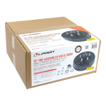 Lippert 3,500-lb 10 x 2.25 Hub & Electric Brake Assembly Right 5 on 4.5 Pattern Lippert 3,500-lb 10 inch x 2.25 inch trailer hub & electric brake assembly