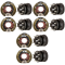 Lippert 16K triple-axle electric brake & 8-on-275 hub drum kit, 12-1/4×5 self-adjusting assemblies, Dexter Alko Rockwell compatible