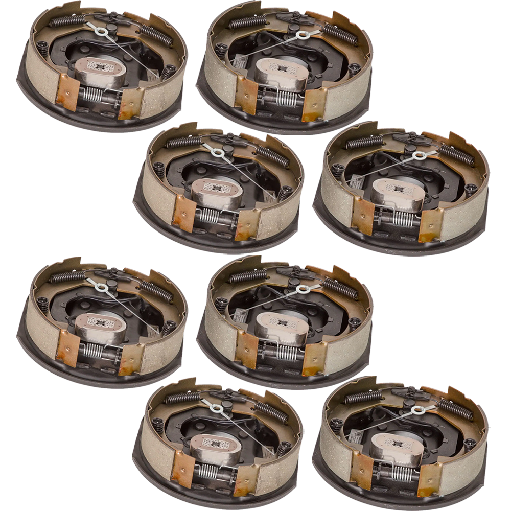 Lippert 8-Pack (4-Pair) 10 x 2-1/4 Forward Self-Adjusting Electric Trailer Brake Assemblies