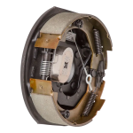 Lippert 10 inch right-hand self-adjust electric trailer brake and fully assembled greased 6x5.5 hub-drum kit for 4,400 lb axle, Dexter Alko compatible