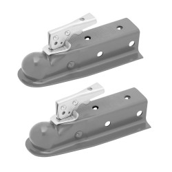 Fulton 2x 3.5K Straight Trailer Hitch Coupler for 2" Ball 2" Channel