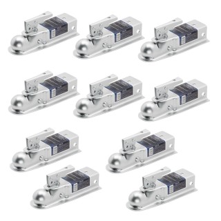 Fulton 3.5K Straight Trailer Hitch Coupler for 2 Inch Ball 2.5 Inch Channel Zinc