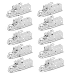 Fulton 10x 3.5K Fas-Lok Trailer Coupler for 2" Ball 2-1/2" Channel