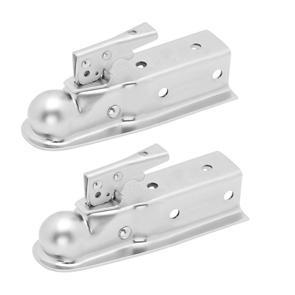 Fulton 3.5K Straight Trailer Hitch Coupler 2" Ball 2-1/2" Channel Fas-Lok