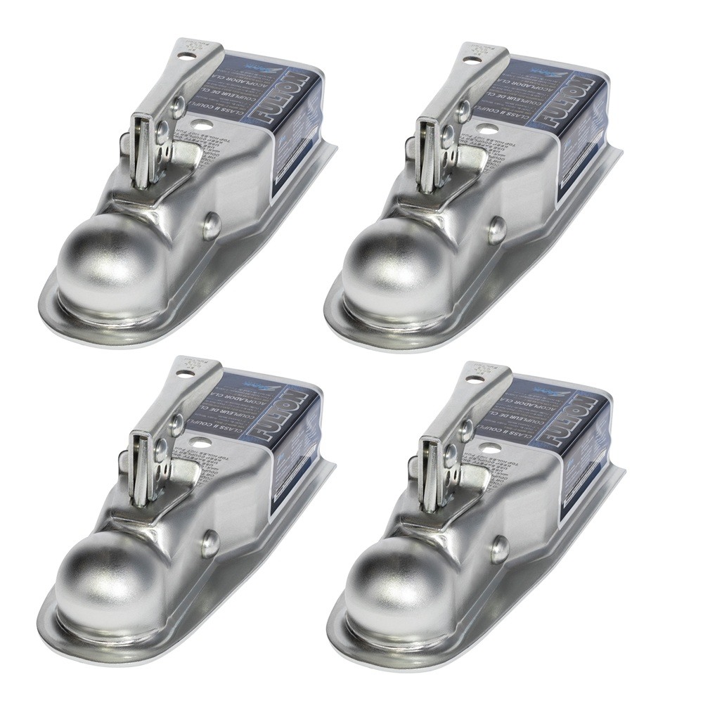 Fulton 3.5K Straight Coupler Bundle – 2" Ball 3" Channel, 4-Pack Fulton 3.5K Straight Trailer Coupler for 2" Ball 3" Channel – 4 Pack Fas-Lok