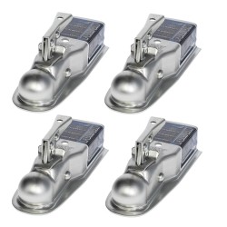 Fulton 4x 3.5K Straight Trailer Hitch Coupler for 2" Ball 3" Channel