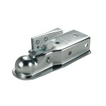 Fulton 3.5K Fas-Lok Straight Trailer Coupler 2 Inch Ball 3 Inch Channel Bolt-On Set