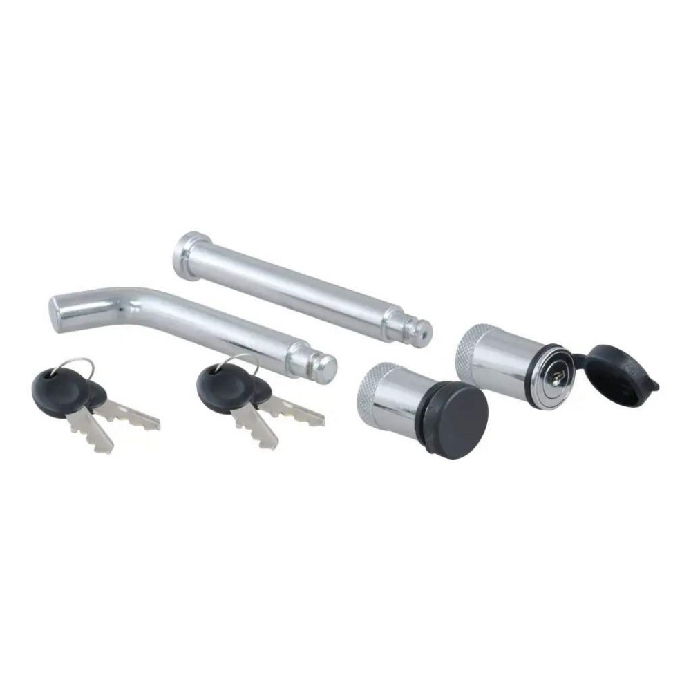 CURT Tri-Ball Hitch Mount (1-7/8, 2, 2-5/16 Inch Balls) with Lock – 10,000 lbs GTW CURT Adjustable Tri-Ball Trailer Hitch Mount with Lock Set – 10,000 lbs, Fits 2" Receiver