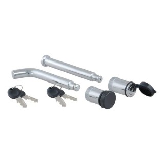 CURT Tri-Ball Hitch Mount (1-7/8, 2, 2-5/16 Inch Balls) with Lock – 10,000 lbs GTW CURT Adjustable Tri-Ball Trailer Hitch Mount with Lock Set – 10,000 lbs, Fits 2" Receiver