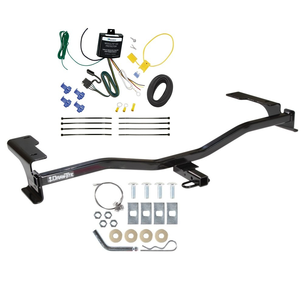Custom Fit Trailer Hitch Wiring Harness (Plug & Play) Installation Hardware Installation Instructions 24865 118543 Draw-Tite Trailer Tow Hitch 10-12 Lincoln MKZ Trailer Hitch Tow Receiver Wiring Harness Kit 10 11 12 2010 2011 2012 Trailer Tow Hitch For 10-12 Lincoln MKZ Trailer Hitch Tow Receiver w/ Wiring Harness Kit