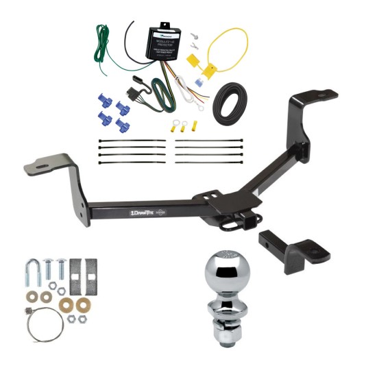 Trailer Tow Hitch For 13-15 Honda Accord w/LED Taillights Complete Package w/ Wiring Draw Bar and 2" Ball Trailer Tow Hitch For 13-15 Honda Accord w/LED Taillights Complete Package w/ Wiring Draw Bar and 2" Ball