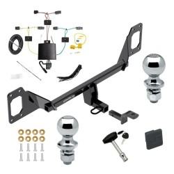 Trailer Hitch w/ Wiring For 21-24 Honda Civic Sedan Coupe Hatchback Deluxe Package Wiring 2" and 1-7/8" Ball and Lock Trailer Hitch w/ Wiring For 21-24 Honda Civic Sedan Coupe Hatchback Deluxe Package Wiring 2" and 1-7/8" Ball and Lock