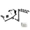Custom Fit Trailer Hitch4 Bike Carrier Security Lock Pin Rubber Hitch Plug Cover Installation Hardware Installation Instructions 24959 1393100G 580407 2211 Draw-Tite Trailer Tow Hitch 4 Bike Rack 08-22 Subaru Impreza Wagon 13-15 XV Crosstrek tilt away a Trailer Tow Hitch w/ 4 Bike Rack For 08-24 Subaru Impreza Wagon 13-15 XV Crosstrek tilt away adult or child arms fold down carrier w/ Lock and Cover