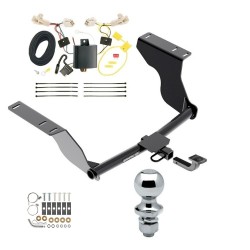 Trailer Tow Hitch For 17-24 Subaru Impreza Complete Package w/ Wiring Draw Bar and 1-7/8" Ball Trailer Tow Hitch For 17-24 Subaru Impreza Complete Package w/ Wiring Draw Bar and 1-7/8" Ball