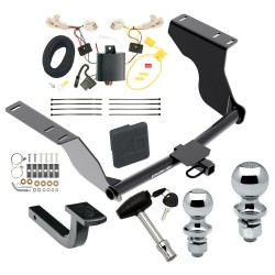 Trailer Tow Hitch For 17-24 Subaru Impreza 4 Dr. Sedan Except WRX and WRX Sti Deluxe Package Wiring 2" and 1-7/8" Ball and Lock Trailer Tow Hitch For 17-24 Subaru Impreza 4 Dr. Sedan Except WRX and WRX Sti Deluxe Package Wiring 2" and 1-7/8" Ball and Lock