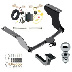 Trailer Tow Hitch For 17-24 Subaru Impreza 4 Dr. Sedan Except WRX and WRX Sti Complete Package w/ Wiring Draw Bar and 2" Ball Trailer Tow Hitch For 17-24 Subaru Impreza 4 Dr. Sedan Except WRX and WRX Sti Complete Package w/ Wiring Draw Bar and 2" Ball