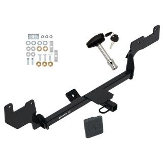 Custom Fit Trailer HitchSecurity Lock Pin Rubber Hitch Plug Cover Installation Hardware Installation Instructions 24992 580407 2211 Draw-Tite Trailer Tow Hitch 20-22 Hyundai Venue 1-1/4" Receiver Lock and Cover 20 21 22 2020 2021 2022 Trailer Tow Hitch For 20-23 Hyundai Venue 1-1/4" Receiver w/ Lock and Cover