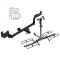 Custom Fit Trailer Hitch 2 Bike Carrier Rail Rack Installation Hardware Installation Instructions 24992 63134 Draw-Tite Trailer Tow Hitch 20-22 Hyundai Venue 1-1/4" Towing Receiver Class 1 Platform Style 2 Bike Rack 20 21 22 2020 2021 2022 Trailer Tow Hitch For 20-23 Hyundai Venue 1-1/4" Towing Receiver Class 1 Platform Style 2 Bike Rack