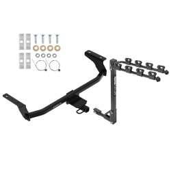 Trailer Tow Hitch For 20-24 Mazda CX-30 without Factory Towable Bumper tilt away adult or child arms fold down carrier  Trailer Tow Hitch For 20-24 Mazda CX-30 without Factory Towable Bumper tilt away adult or child arms fold down carrier