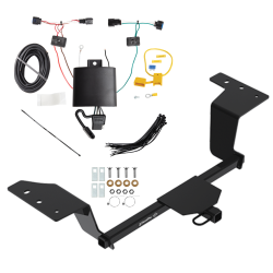 Trailer Tow Hitch For 19-24 KIA Forte Sedan w/ Plug & Play Wiring Harness Kit