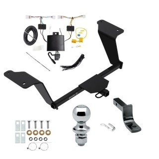 Custom Fit Trailer Hitch Draw-Bar w/ Pin/Clip Wiring Harness (Plug & Play) 1-7/8" Chrome Ball Installation Hardware Installation Instructions 250010 118837 63810 Draw-Tite Trailer Tow Hitch 21-23 KIA K5 Complete Package Wiring Draw Bar and 1-7/8 Trailer Tow Hitch For 21-24 KIA K5 Complete Package w/ Wiring Draw Bar and 1-7/8" Ball