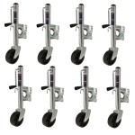CURT Marine Trailer Jacks – 1,000 lbs Capacity with 6" Wheel and 10" Travel CURT 1K Marine Trailer Jack with 6" Wheel and 10" Travel, 8-Pack