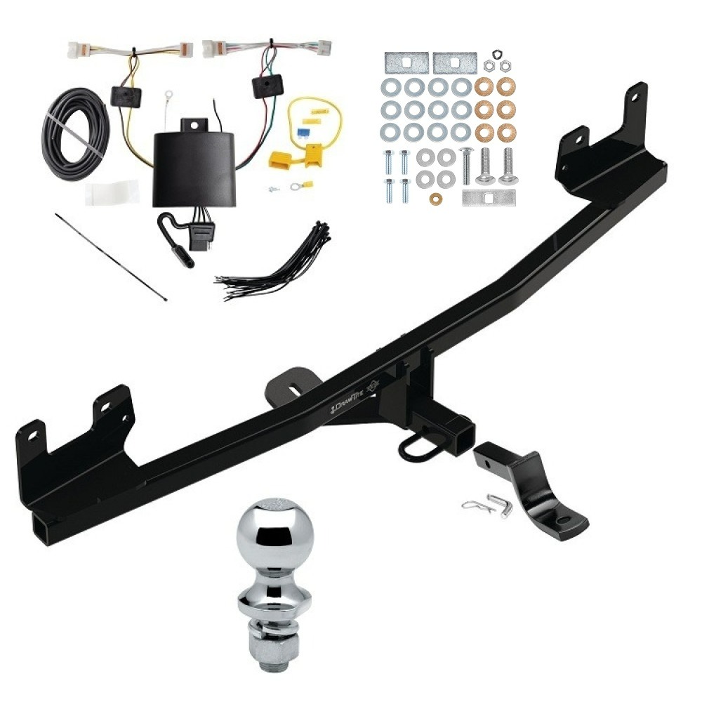 Custom Fit Trailer Hitch Draw-Bar w/ Pin/Clip Wiring Harness (Plug & Play) 1-7/8" Chrome Ball Installation Hardware Installation Instructions 250040 118865 63810 Draw-Tite Trailer Tow Hitch 21-22 KIA Rio 5 Dr. Complete Package Wiring Draw Bar an Trailer Tow Hitch For 21-23 KIA Rio 5 Dr. Complete Package w/ Wiring Draw Bar and 1-7/8" Ball
