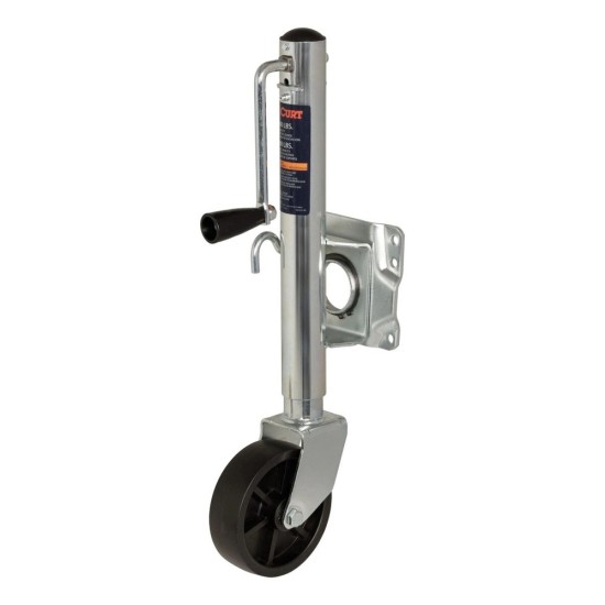 CURT Marine Trailer Jacks 1,000 lbs, 6" Wheel, Sidewind – 10x Bundle CURT 1,000 lb Marine Trailer Jacks with 6-Inch Wheel and Sidewind Handle (10-Pack)