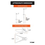 CURT 5000 lbs A-Frame Jack & Coupler Bundle – Quality Towing Equipment CURT A-Frame Trailer Jack & 2" A-Frame Coupler Bundle for Towing