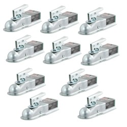 CURT 10x 2K Straight Tongue Trailer Coupler for 2-1/2" Channel 1-7/8" Ball