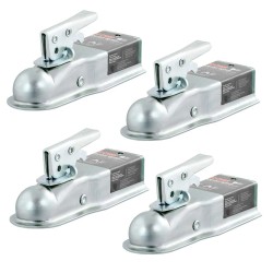CURT 4x 2K Straight Tongue Trailer Coupler for 2-1/2" Channel 1-7/8" Ball