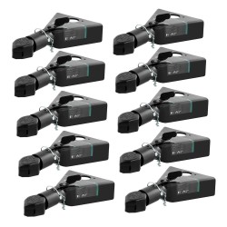 CURT 10x 12.5K Black A-Frame Trailer Coupler for 2-5/16" Ball Weld-On