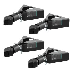 CURT 4x 12.5K Black A-Frame Trailer Coupler for 2-5/16" Ball Weld-On