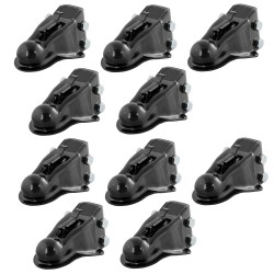 CURT 10x 14K Channel-Mount Adjustable Trailer Coupler for 2-5/16" Ball