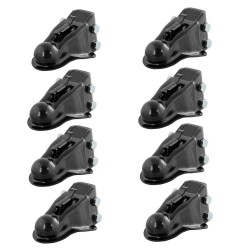 CURT 8x 14K Channel-Mount Adjustable Trailer Coupler for 2-5/16" Ball