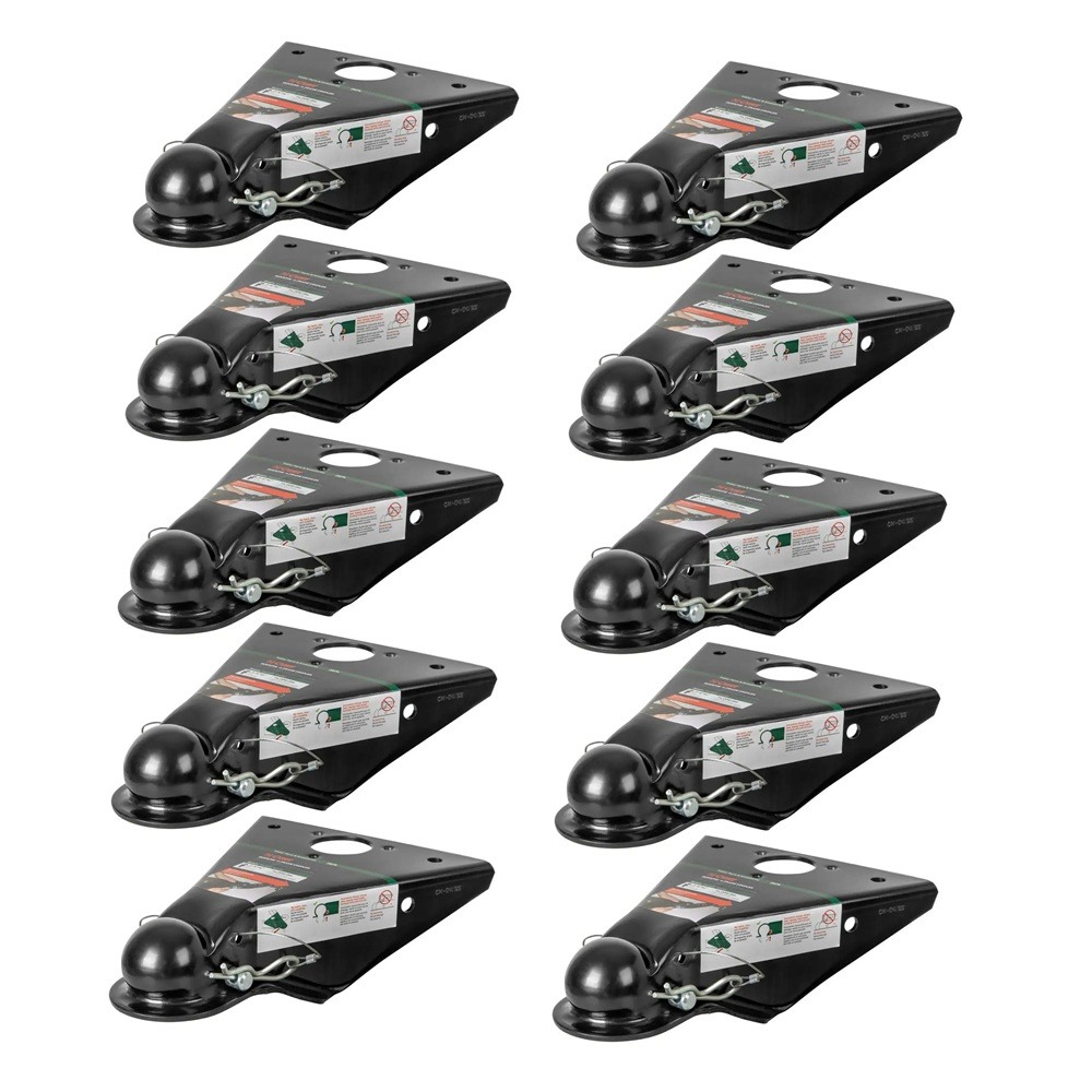 CURT 14K QuickPin No-Latch A-Frame Trailer Coupler – 2-5/16" Ball (10-Pack) CURT 14K QuickPin No-Latch A-Frame Trailer Coupler 2-5/16 Inch Ball Set of 10