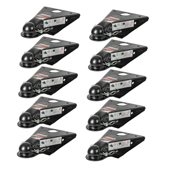 CURT 14K QuickPin No-Latch A-Frame Trailer Coupler – 2-5/16" Ball (10-Pack) CURT 14K QuickPin No-Latch A-Frame Trailer Coupler 2-5/16 Inch Ball Set of 10