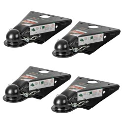 CURT 4x 14K QuickPin No-Latch A-Frame Trailer Coupler for 2-5/16" Ball