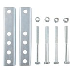 CURT 1,200 lb Marine Jack Set – 6" Wheel, 10" Travel, Swivel Mount (4 Pack) CURT 1.2K Marine Trailer Jack with 6" Wheel and 10" Travel – 4-Pack