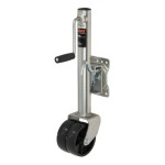 CURT Marine Jack 1.5K with Dual Wheels and 10" Travel – Set of 4 CURT 1.5K Marine Trailer Jack with Dual 6" Wheels and 10" Travel – 4 Pack