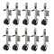 CURT Marine Trailer Jack with Dual 6" Wheels, 1,500 lbs Capacity, 10" Travel