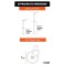 CURT A-Frame Trailer Jack 2000 lb with Top Handle and Jack Caster CURT 2000 lb A-Frame Trailer Jack with Top Handle and 6" Jack Caster for Trailers