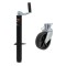 CURT A-Frame Trailer Jack 2000 lb with Top Handle and Jack Caster CURT 2000 lb A-Frame Trailer Jack with Top Handle and 6" Jack Caster for Trailers