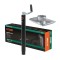 CURT 2,000 lb A-Frame Trailer Jack with Top-Wind Handle, 15" Travel & Pin-On Jack Foot