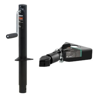 CURT A-Frame Trailer Jack Coupler Bundle – Quality Towing Equipment CURT A-Frame Trailer Jack & 2" Coupler Bundle for heavy duty towing