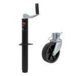 CURT 5000 lb A-Frame Trailer Jack CURT A-Frame Trailer Jack with 5000 lb Capacity and 6" Caster Wheel