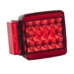 Wesbar 4x4 LED Submersible Trailer Taillight, Left/Roadside, Over 80 Inch Wesbar 8-Function LED Waterproof Trailer Taillight for Over 80 Inch (Left / Driver Side)
