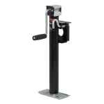CURT 2,000 lb Bracket-Mount Swivel Trailer Jack with 15" Travel and Side Handle CURT 2K Bracket-Mount Swivel Jack with Side Handle and 15 Inch Travel – 2 Pack