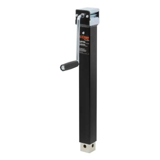 CURT 8-Pack 5K Direct-Weld Square Trailer Jacks with Sidewind Handle and 15-Inch Travel CURT 5K Direct-Weld Square Trailer Jack Bundle with Sidewind Handle – 15" Travel